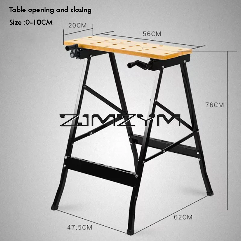 Multifunction Workbench Folding Woodworking Table Saw Carpentry Decoration Combined Tool Portable Household Woodworking Benches