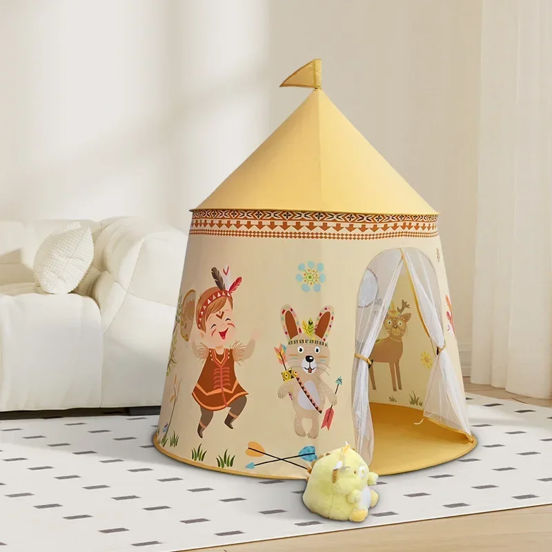 ألعاب أطفال قابلة للطي وسهلة الحمل للفتيات والفتيان، منزل لعب، خيمة داخلية خارجية، هدية عيد ميلاد للأطفال، جديد #2