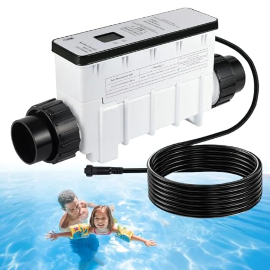

Upgraded Salt Cell Chlorine Generator for Pentair IntelliChlor 520555, Replaces IC40 Pool Salt Cell, 40, 000-Gallon Capacity, T