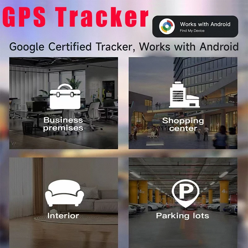 

GPS Card Anti-loss Tag Smart Location Tracking Wallet Android Work With Google Find My App Bluetooth Device Wireless Charge Find