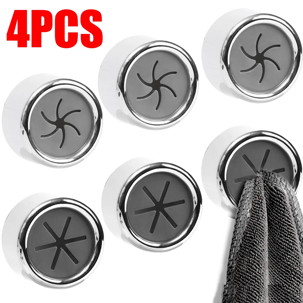 

4/1PCS Punch Free Dishwashing Cloth Storage Clip Gloves Hook Bathroom Towel Rack Hole Clip Household Wall Hanging Storage Hook