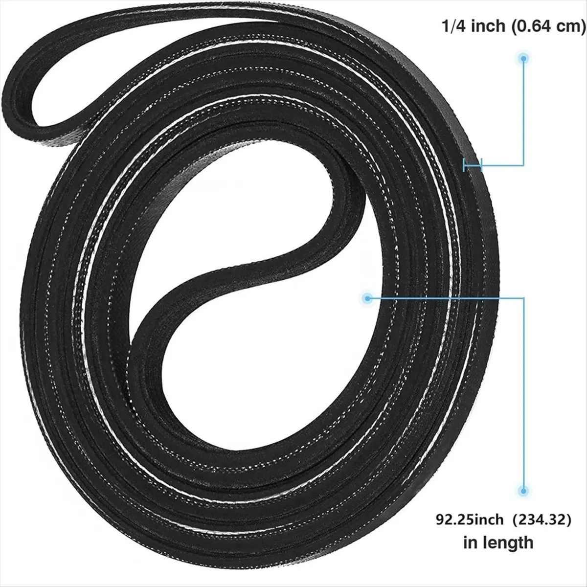2026 Trend 4pcs 341241 Dryer Drum Belt Compatible with for Dryers Replaces 8066065 AP2946843 W10127457 PS346995