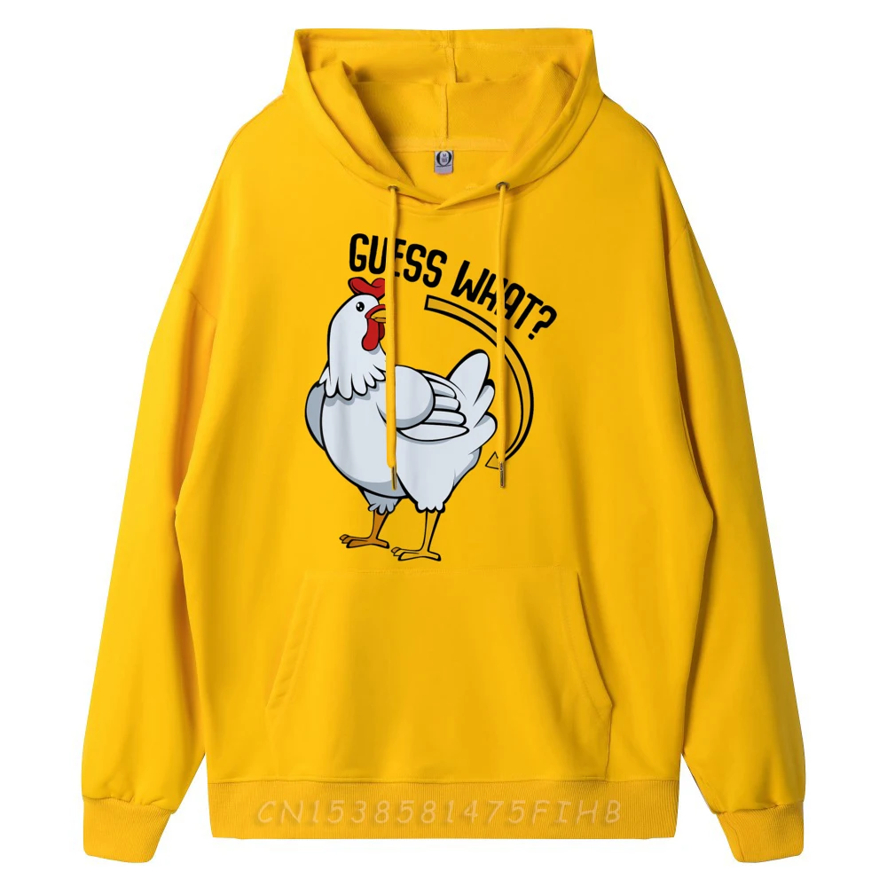 Slogan Chicken Shirtsguess What Chicken Butt Crew Neck Hoodies Labor Day Hoodies Long Sleeve Dad Retro Funny Sweatshrt