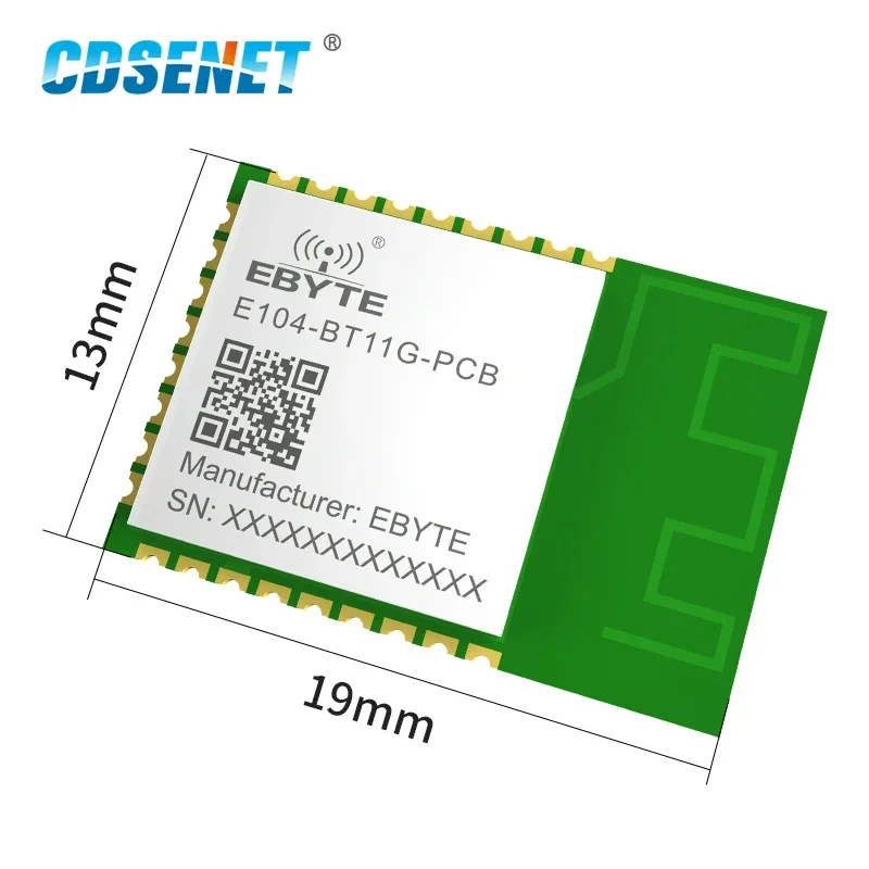 ワイヤレストランシーバー受信機モジュール,メッシュネットワークモジュール,スマートホームPCB,esfr32 ble,2.4ghz,20dbm,adhoc,E104-BT11G-PCB