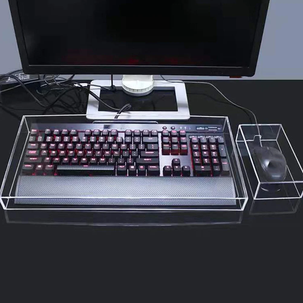 

Household Mechanical Keyboard Shelf with Hanging Rod Acrylic - Cover Water-proof Covers