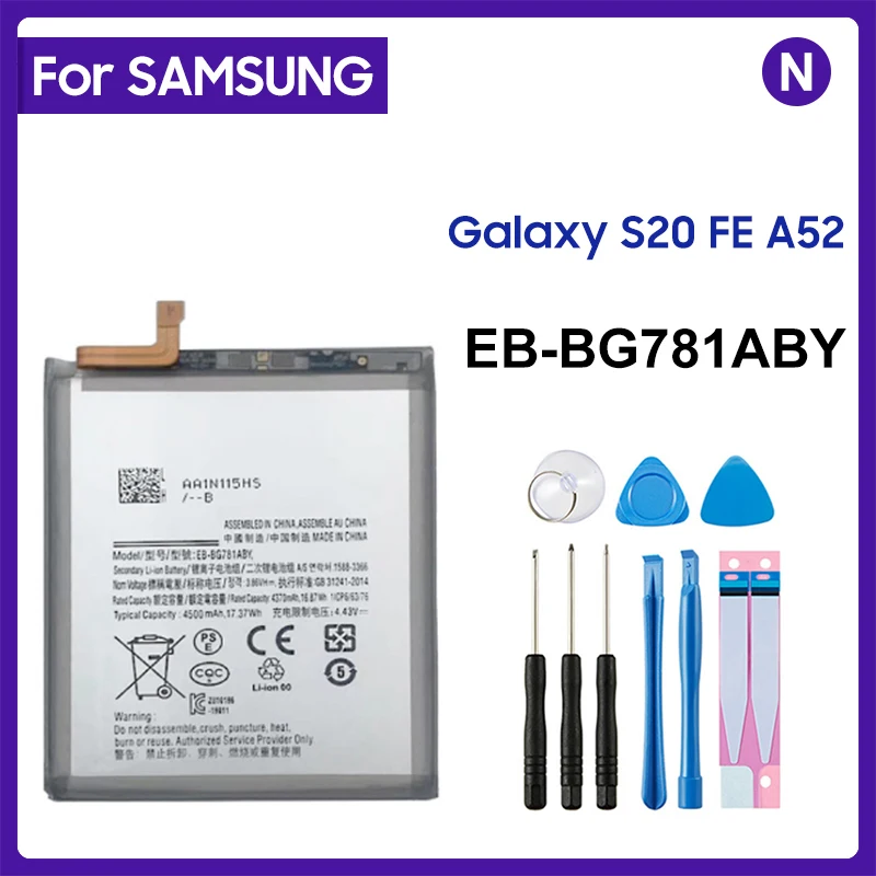 For samsung A52 EB-BG781ABY Battery for samsung GALAXY S20 FE 5G A52 G780F Battery