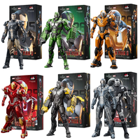 ZD Toys Iron Man MK36 Peacemaker MK25 Striker MK26 Gamma MK2 War Machine MK15 Sneaky Act Sneaky Action Figure  Collections Gift