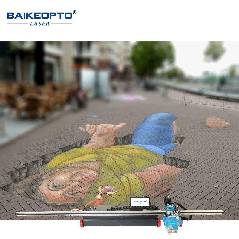 

BK-UP32 Large Format AI Inkjet ground Printer - High Precision Digital Mural & Graffiti Printing Machine