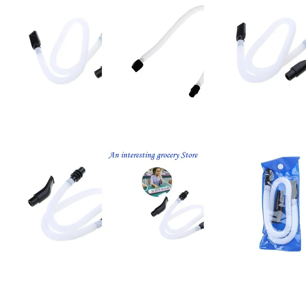 

652D 22.4inch Long Flexible Plastic Tube and Mouthpiece Replacement Part for Melodica