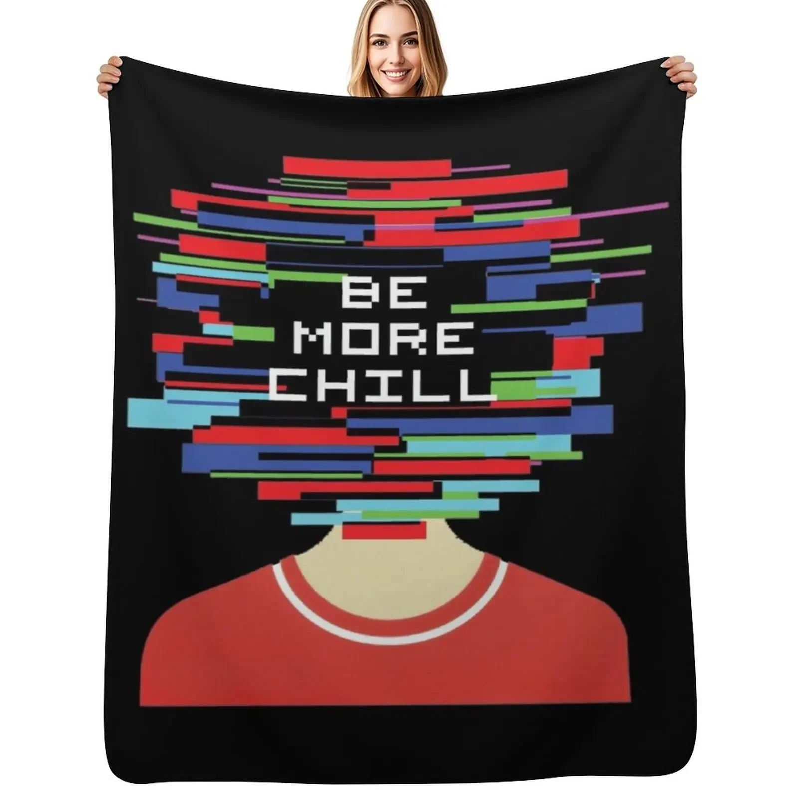 

Be More Chill- Official Recording Throw Blanket Baby Soft Decorative Beds For Decorative Sofa Blanket