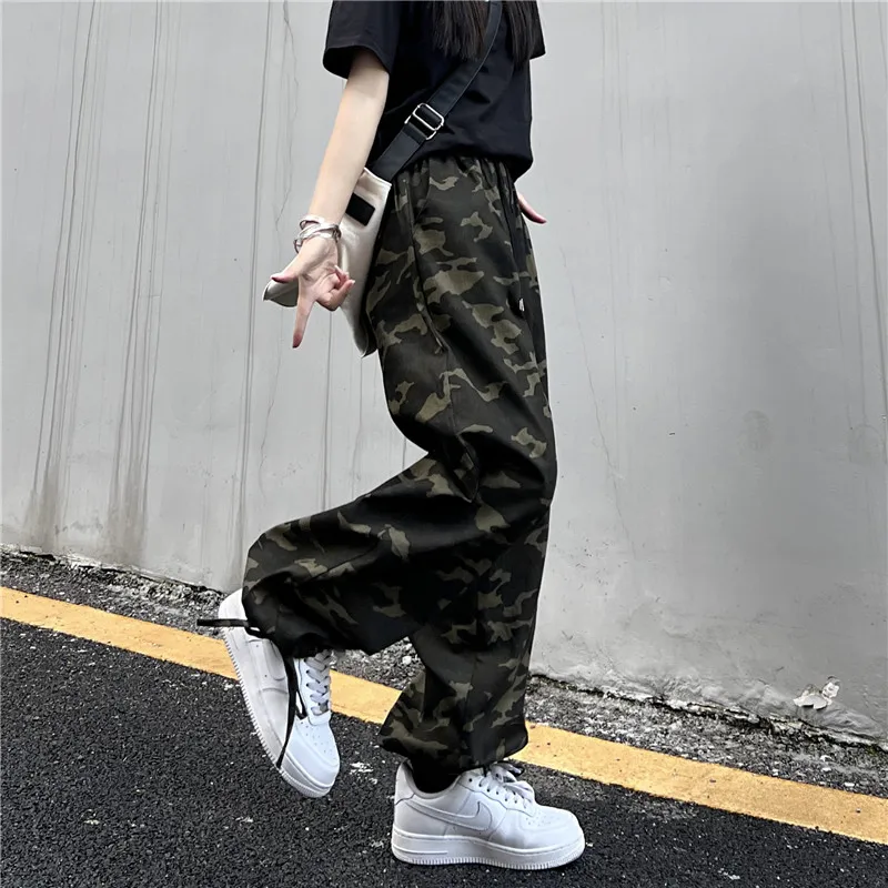 

Мужские камуфляжные повседневные брюки в стиле милитари, универсальная рабочая одежда в стиле хип-хоп для похудения, модная брендовая одежда в стиле ретро, свободная посадка...
