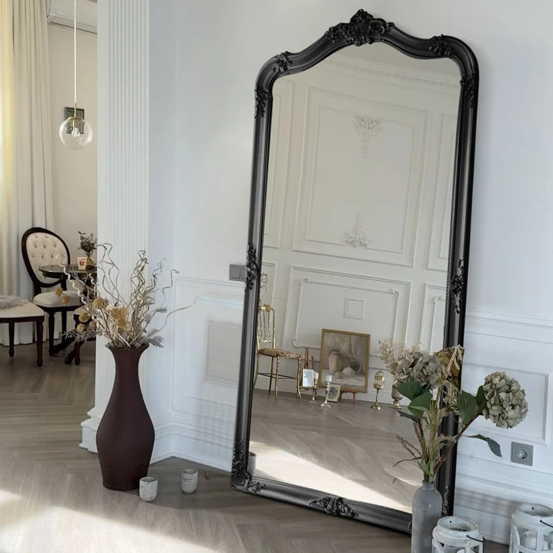 Full Body Standing Mirror Wedding Quality Designer Nordic Luxury Bedroom Mirrors Floor Girly Hallway Espejos De Piso Home Decor