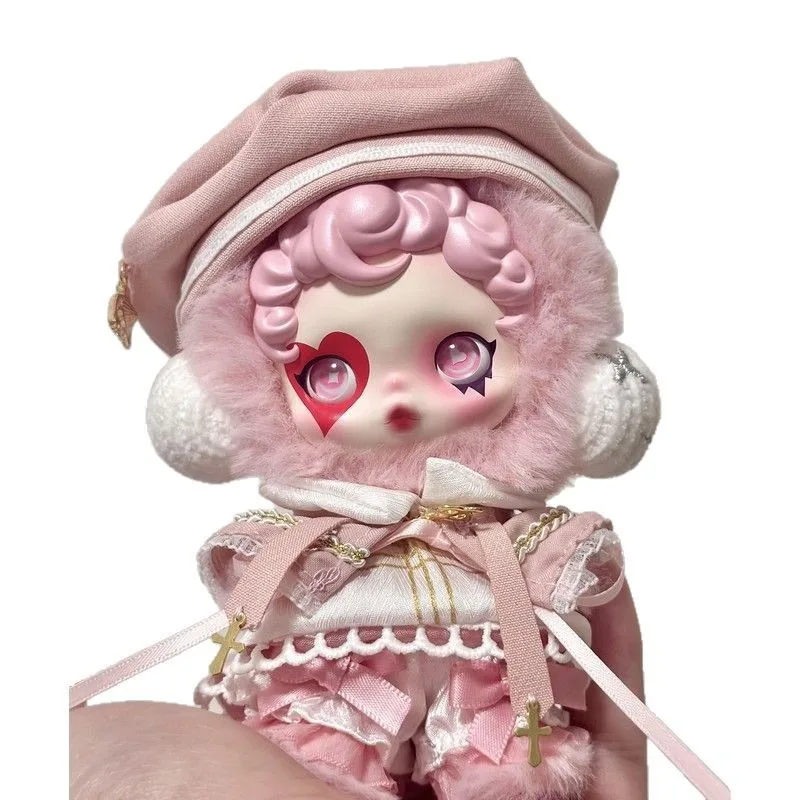 Dla nowego produktu SP Winylowa pluszowa lalka Ubranka dla niemowląt SKULLPANDA Miękka i wytrzymała winylowa wystawa Tide Play Ornament Prezent