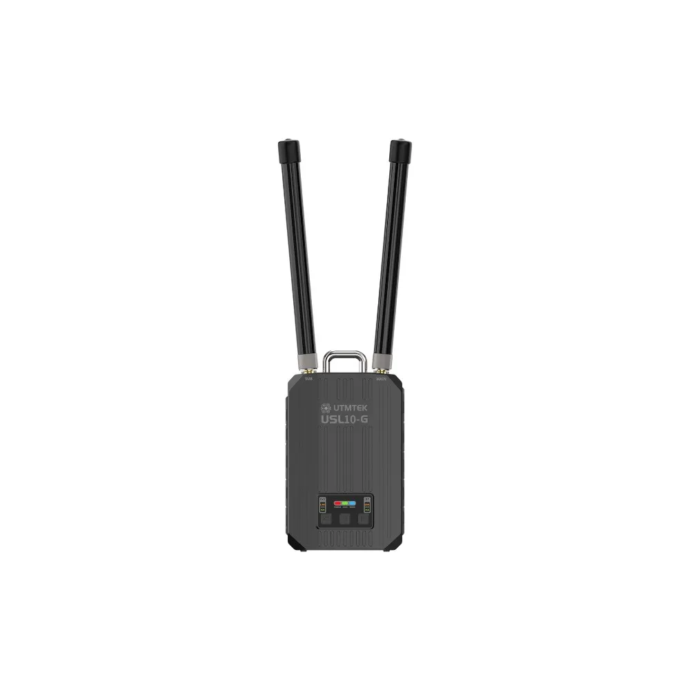 UTMSYS USL10-G Ground Unit 10km Wireless Link Receiver Dual Gigabit Ethernet RJ45 HDMI AV Input for UAV Drone Ground Station PC