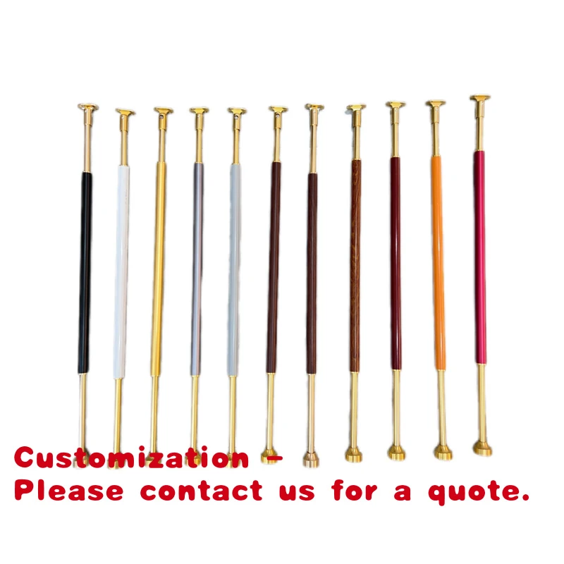 custom.Best-selling Custom Aluminum Magnesium Alloy Stair Handrail Gold Lucky Beads Garden Stair Railing