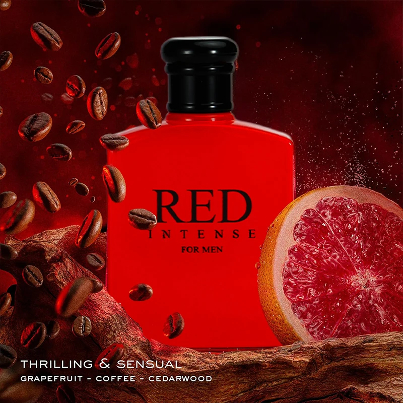 RED CHARM Eau de Parfum Spray 3.4 Ounce / 100 Ml Multi-Layered Fragrance Aromatic Fragrance for Men Men's EDP Perfumes Fruit view 5