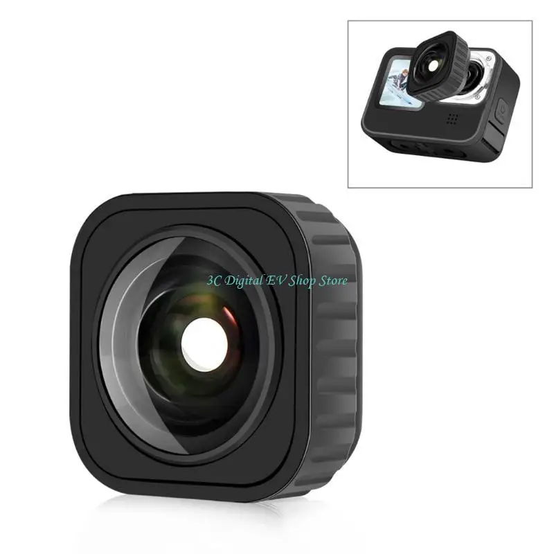E74D LENS PARA HERO9 Sport Camera Ultra-largo Lens digital 155 graus-fov