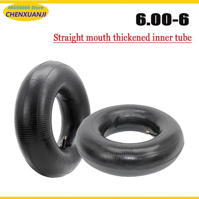 6.00-6 Thick Inflatable Inner Tube Suitable for Grass Machine Tires 15x6.00-6 Golf Car Tires Straight Mouth Inner Tube