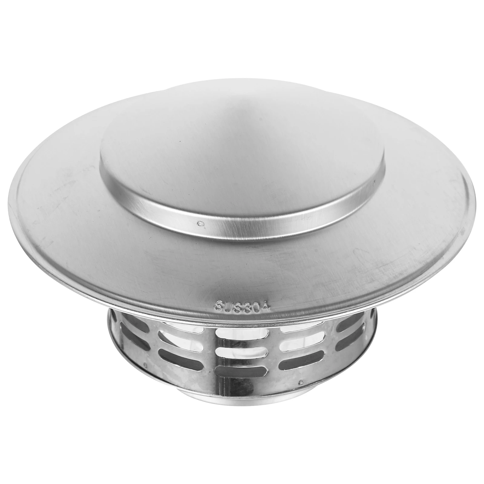 

Stainless Steel Rainproof Metal Flue Weatherproof Cap Easy Install Outdoor Roof Vent Chimney Protector Smoke Tube
