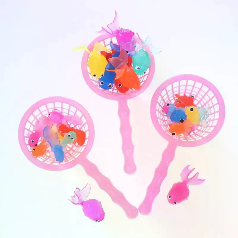 1 Zestaw Zabawek do Kąpieli dla Niemowląt, Prezent, Kawaii, Symulacja Gumowej Złotej Rybki, Gry Wodne do Kąpieli dla Dzieci