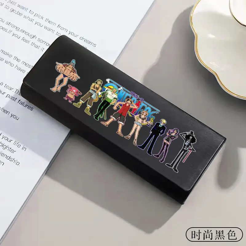 One Piece Roronoa Zoro Portgas D. Ace Anime Zweidimensionales Brillenetui für Studenten, tragbare, stoßfeste Aufbewahrungsbox für Brillen – Detail 2