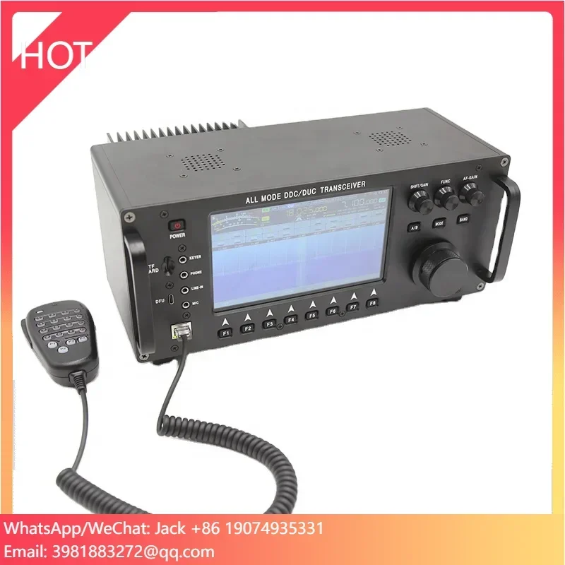 

100W SDR Short Wave Transceiver RS-998 HF VHF DDC DUC All Mode Transceiver Amateur Ham Radio 0.5-750MHZ Receive Touch Screen