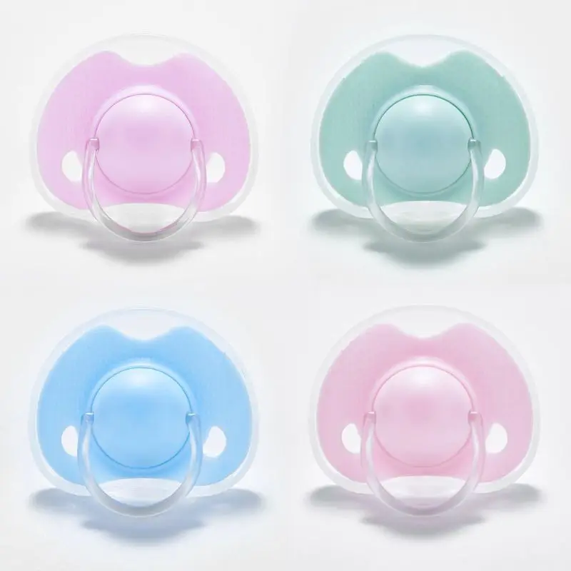 Soft Infant Toddler Silicone Nipple Care Product Safety Baby Soother