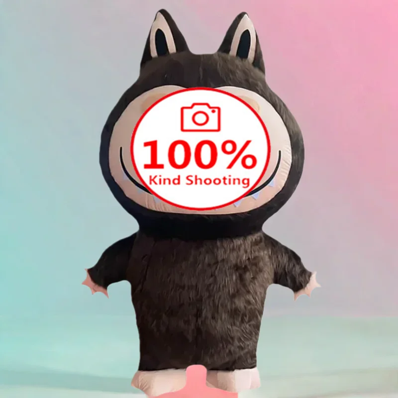 قزم نفخ زي التميمة كرنفال الحدث أداء زي حفلة عيد ميلاد لعب الأدوار زي الحيوان ذو الأذنين الطويلة