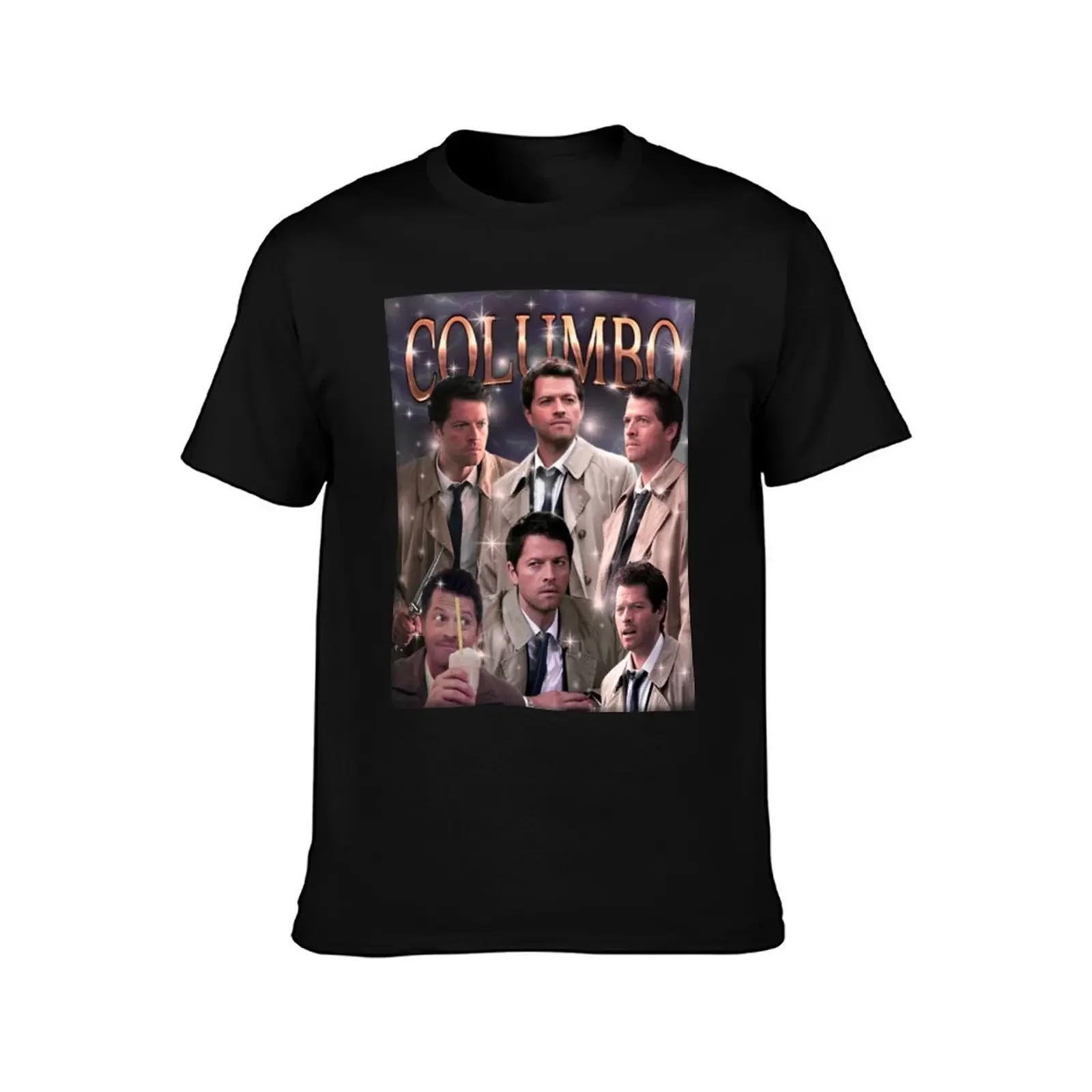 COLUMBO Castiel T-Shirt croswit shirt man man t shirt anime tshirt cute clothes heavy weight t shirts for men