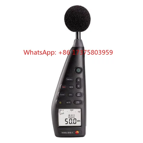 New Genuine Testo 816-1 Sound Level Meter Portable Datalogger Noise Measuring Instrument