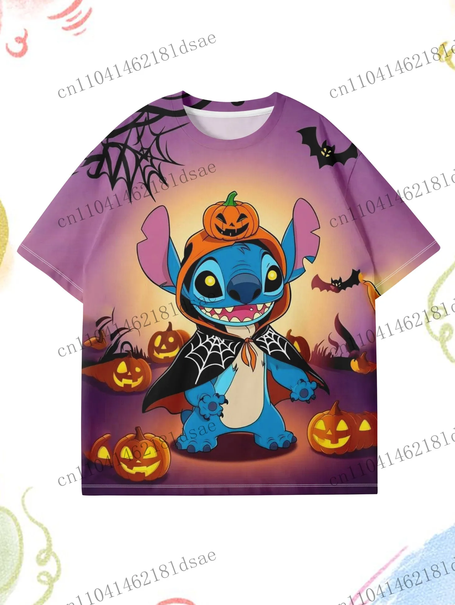 

ГОРЯЧАЯ летняя футболка с 3D принтом Marvel Lilo Stitch, спортивная уличная домашняя футболка из полиэфирного волокна для мужчин и женщин, взрослых и детей, косплей