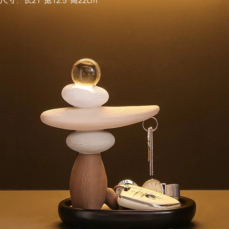 Ornamentos criativos de entrada Armazenamento de chaves de porta de entrada