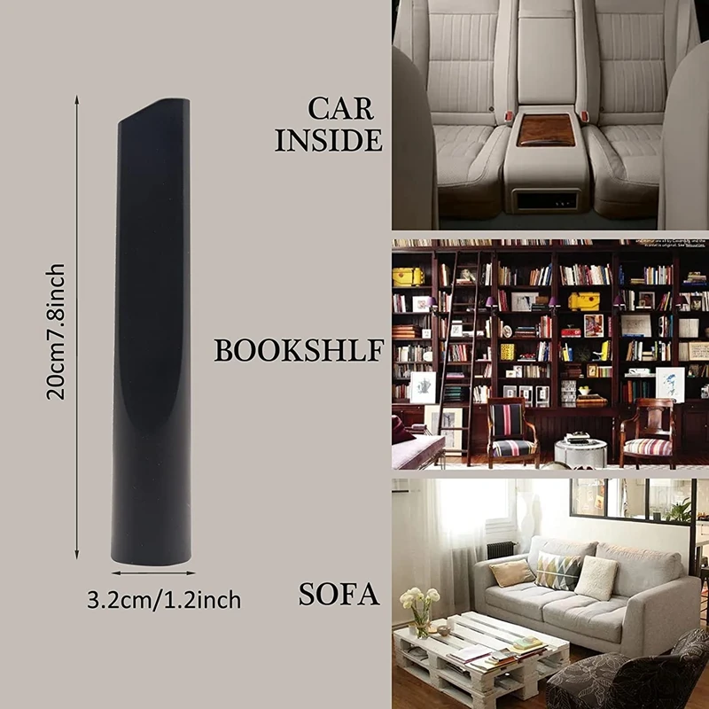 Acessórios de vácuo acessórios kit de limpeza escova de piso de madeira para 32mm (1 1/4 Polegada) mangueira padrão 7 pacote