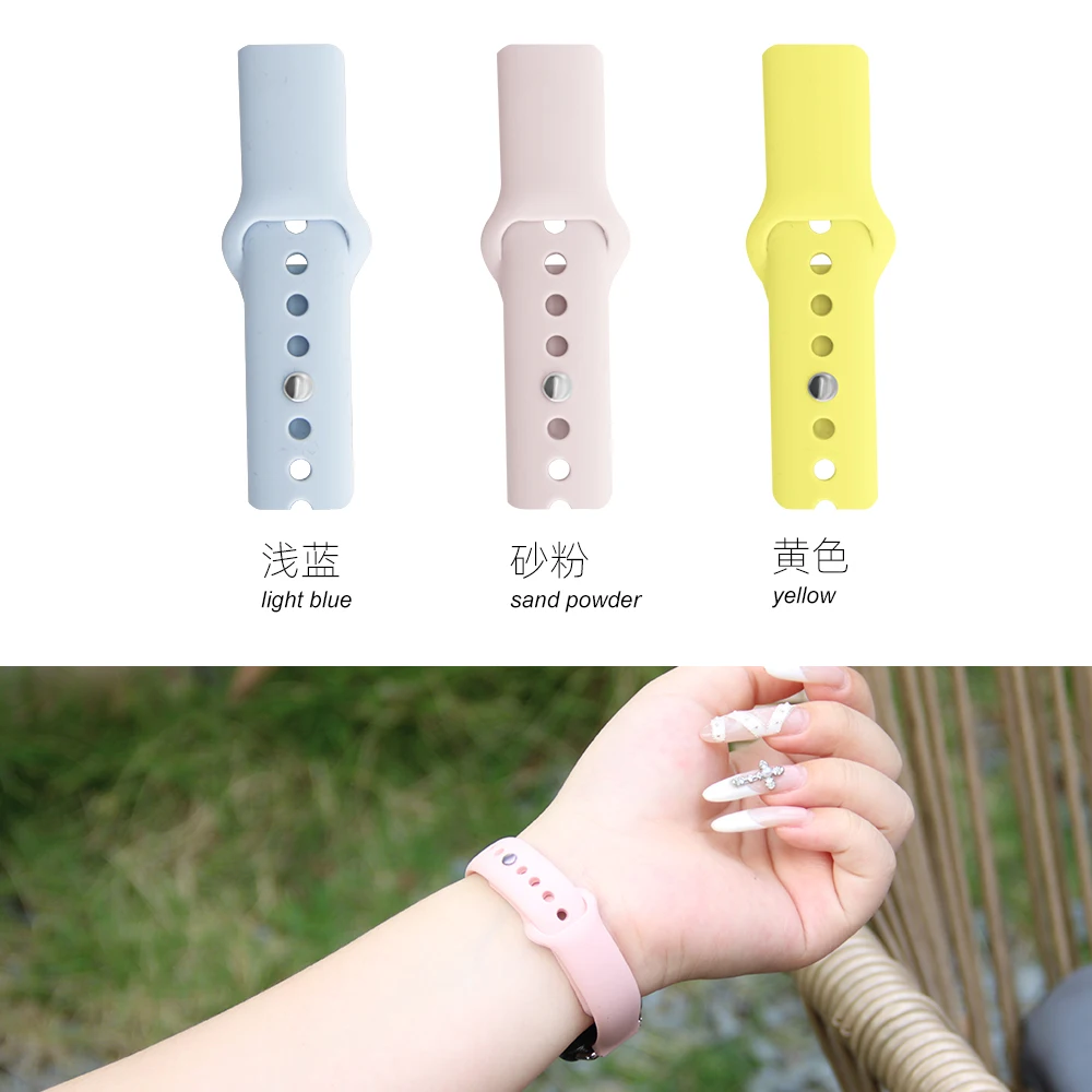 Watch Strap For Honor Band 9 Reverse-buckle Quick Release Frontier Skin-friendly Silicone Replacement Smart Watch Band Unisex