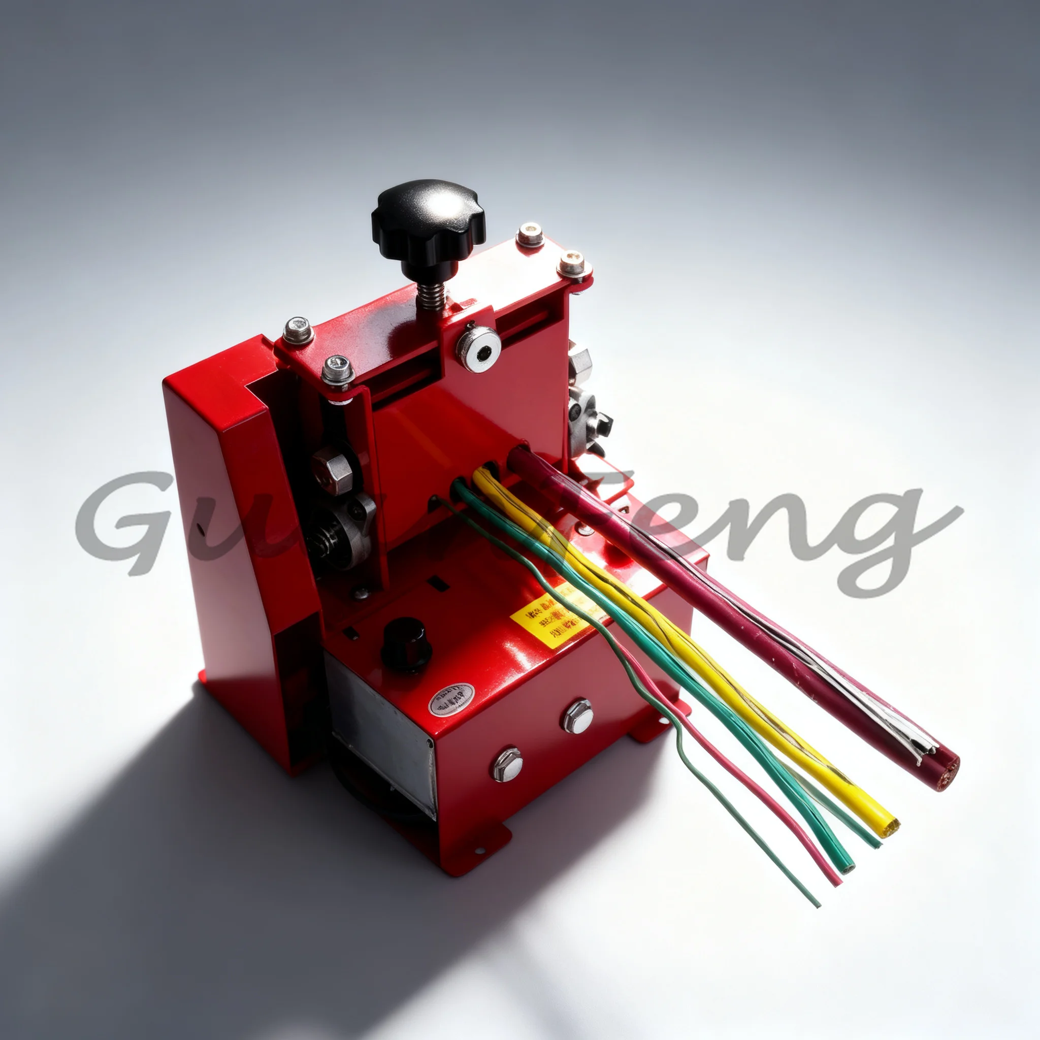 150W Small Cable Stripping Machine 1.5-18mm, Automatic Wire Stripper for Scrap Copper Wire Recycling