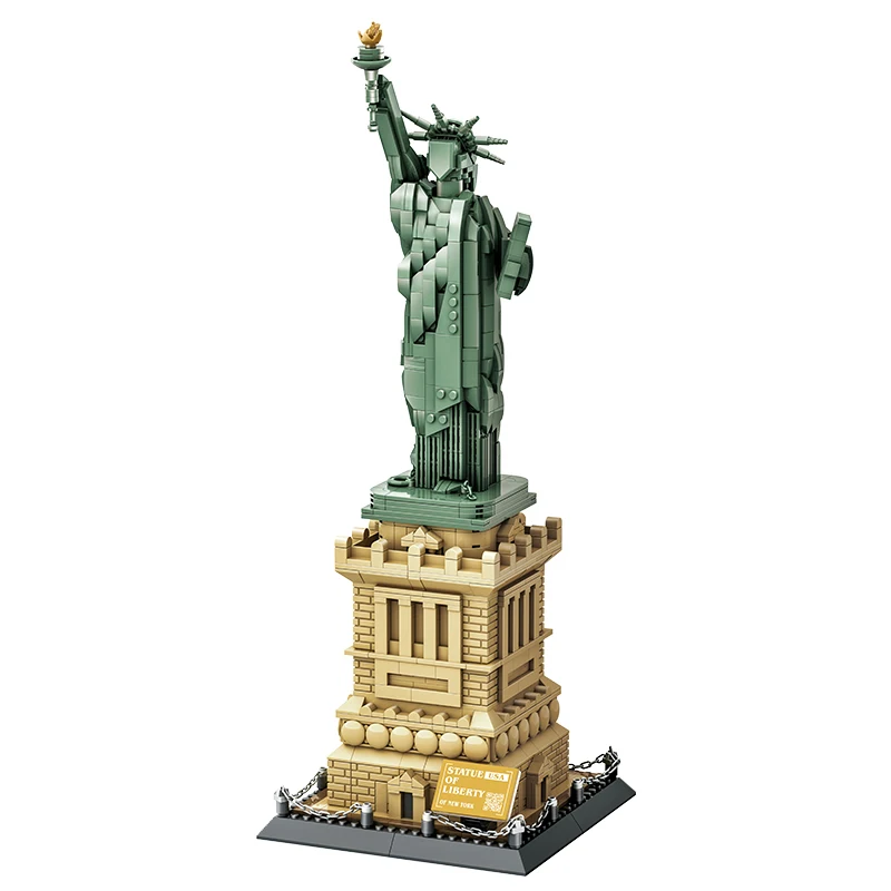

Statue of Liberty Building Blocks Set - 1409pcs, Iconic New York Landmark Model, Perfect for Collectors & Birthday Gifts