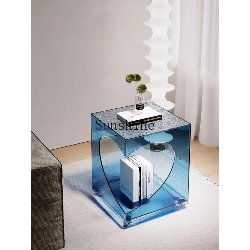 Mobile small side cabinet Modern simple living room Home corner table Bedroom bedside table