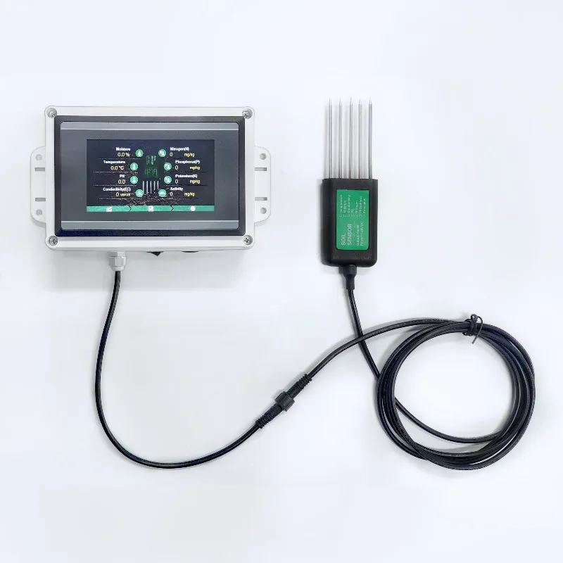 

Soil Moisture Temperature Humidity EC PH NPK Sensor 8 in 1 Rapid Soil tester meter