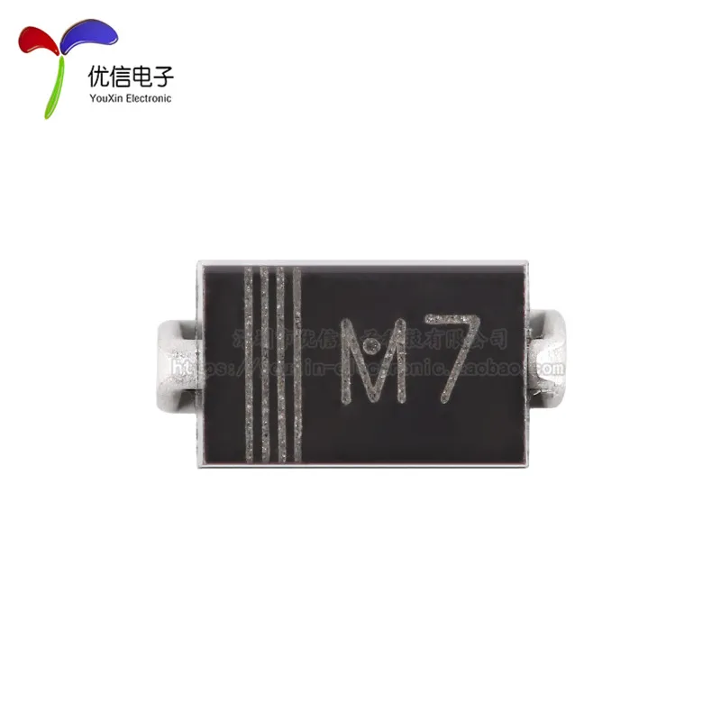 20Pcs/Original genuine M7 SMAJ 1000V 1A universal rectifier diode