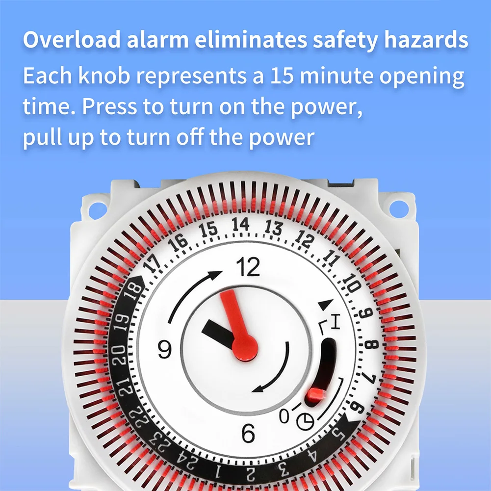 Programmable Heater Timer Switch for 24 Hour Daily Scheduling of Electric Heaters Lights and Small Household Appliances