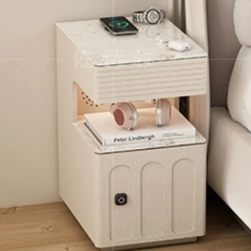 Makeup Bedroom Nightstand Table Nordic Tables Cabinet Children Nightstands Study Dollhouse Cajonera Dormitorio Home Furniture