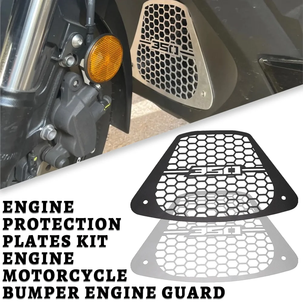 

2024 Motorcycles For HONDA adv350 ADV 350 2022 2023 Engine housing Protector Black Radiator Guard Engine Grille Cover Protection