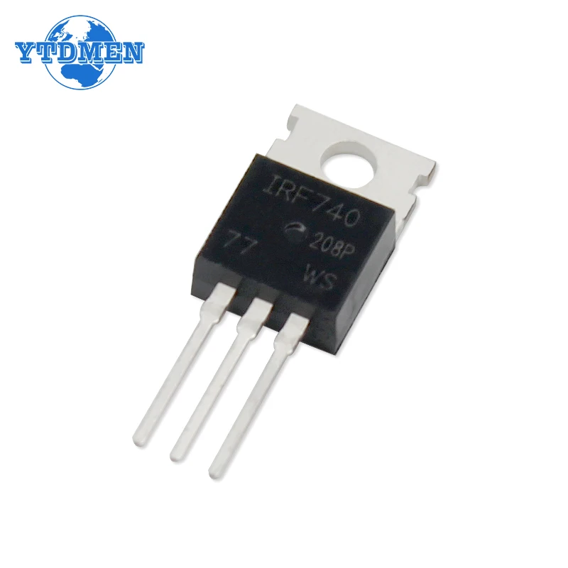 5PCS IRF740 Transistor IRF740PBF TO220 MOSFET 400V 10A TO-220 Field Transistors Kit