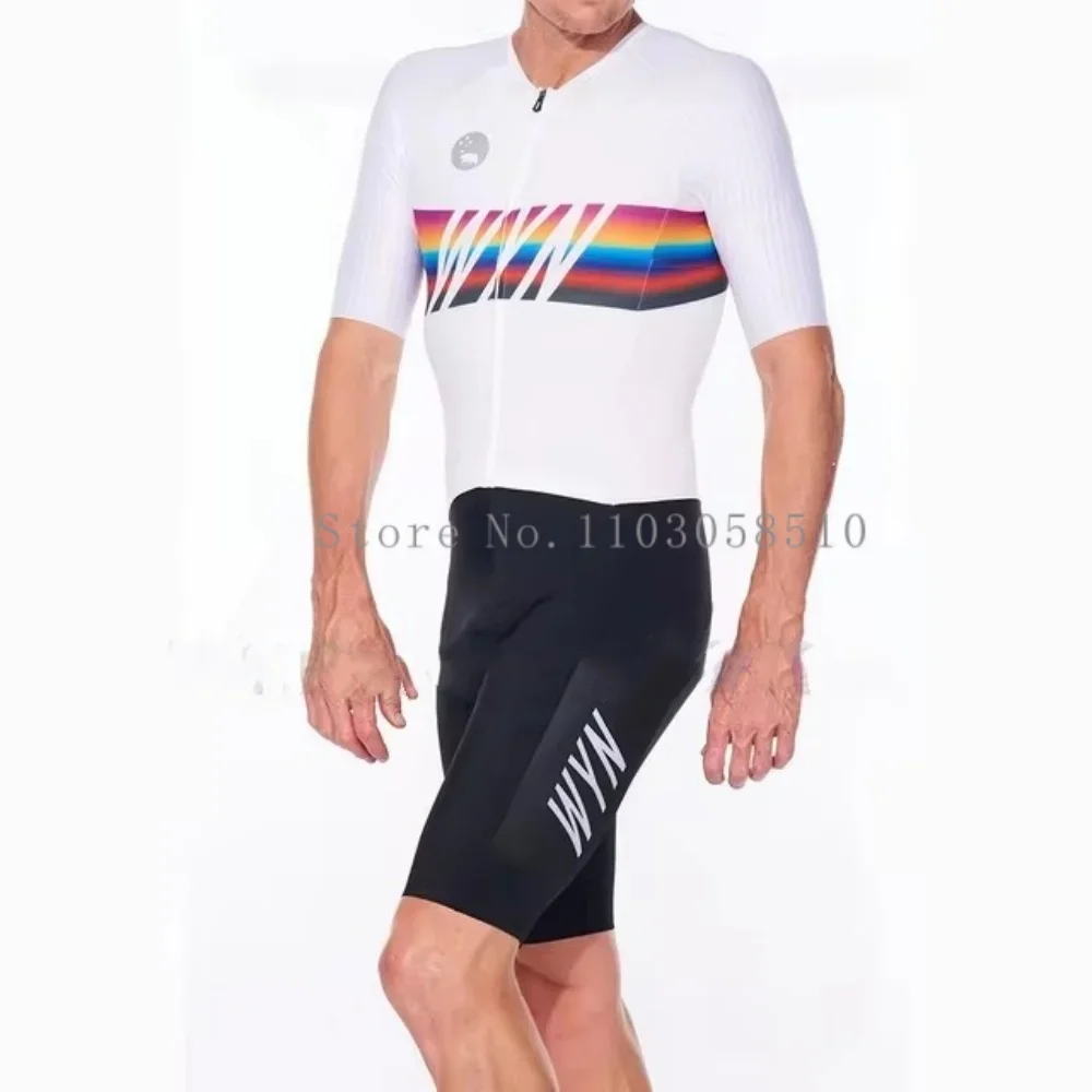 

Wyn Men's Triathlon Suit Bike one Trisuit Macaquinho Ropa Cycling Masculino Skinsuit Jumpsuit Aero Clothes Ciclismo Hombre mtb