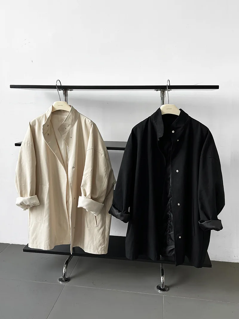 LANMREM Temperament Short Trench For Women Lapel Single Breasted Solid Color Pockets Design Coat 2026 Spring Autumn New 2Z2225 39 IMG_4141(20230920-001505).jpg