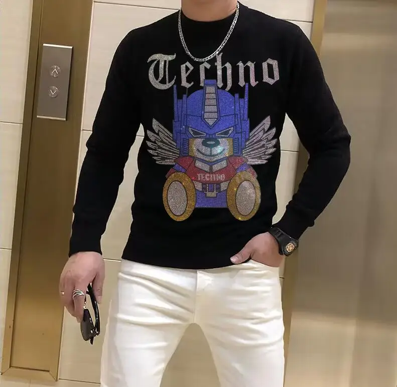 

2020 Diamonds Brand man sweater Men Clothing long Sleeve O Neck Sweaters witer High Quality Men Tops