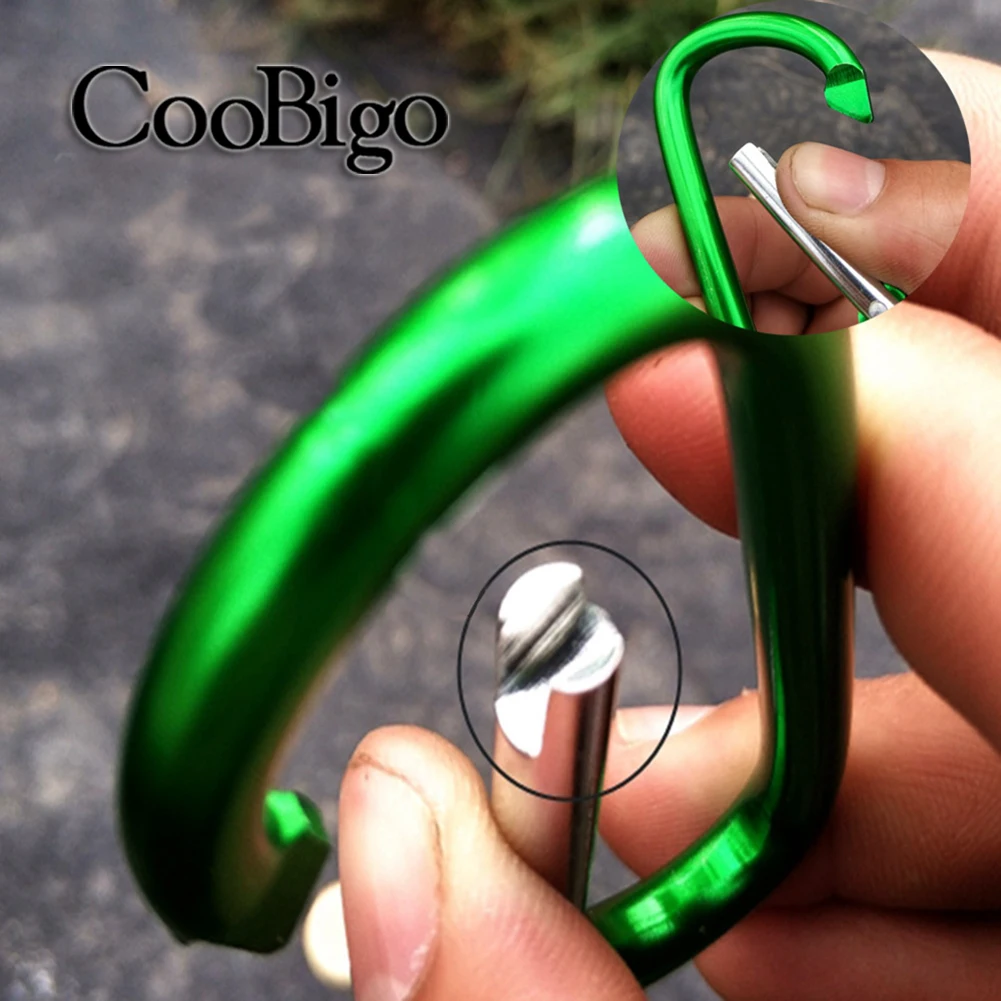 5pcs Keychain Carabiner Snap Hook Clip Set, DIY Crafts
