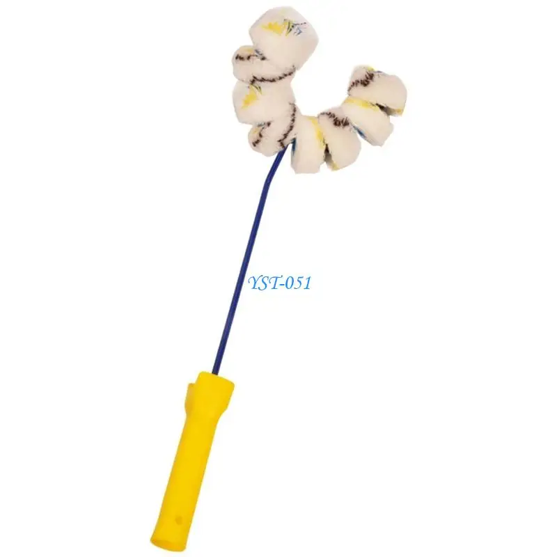 E15A Multipurpose Angled Paint Roller Professional Painting Tool Tube Roller Brush For Smooth Application Enduring