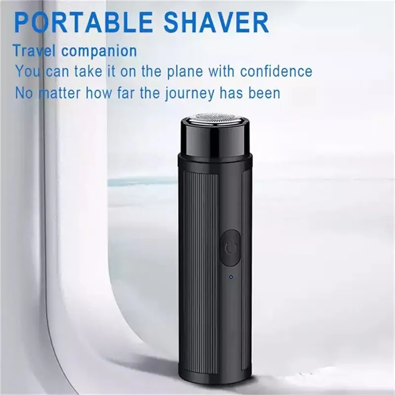 Men Mini Electric Shaver Automatic Razor Trimmer Portable Beard Knife Shaver Rechargeable Razor Travel Car Mini Shaver