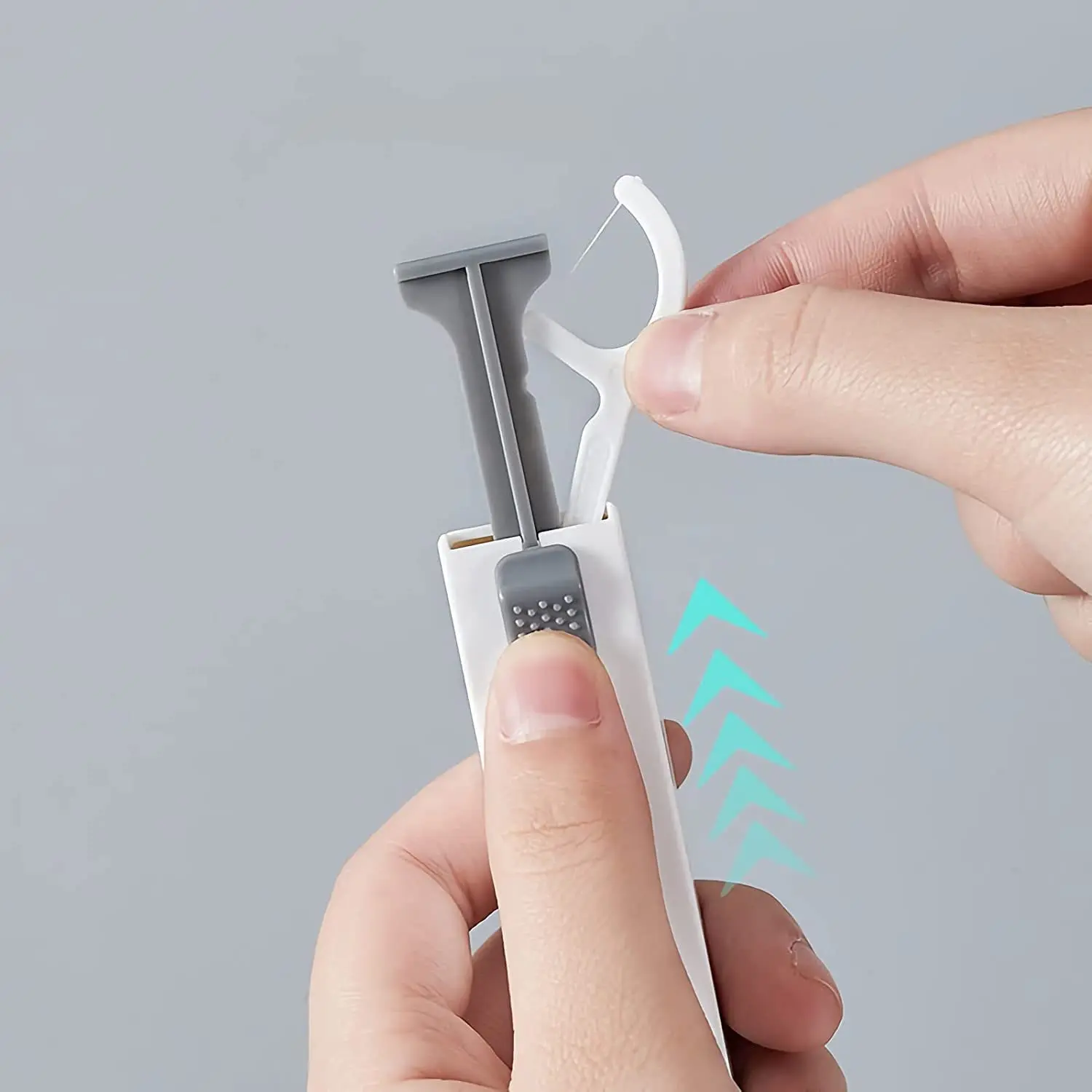 Portable Automatic Floss Boxes Home Personalized Creative Toothpick Storage Box High Spring Cleaning Floss Sticks Storage Tools